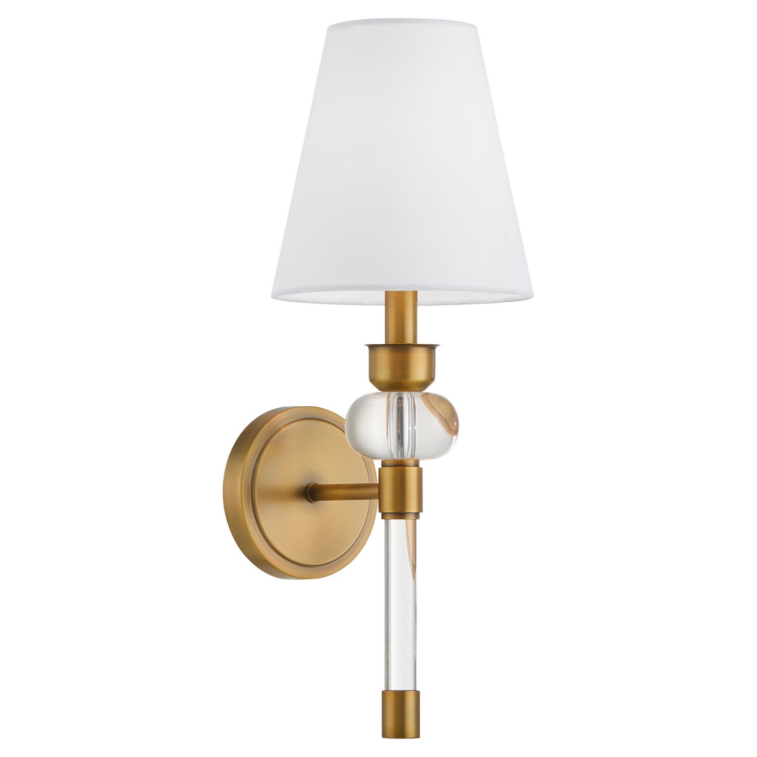 Quorum - 538-1-47 - One Light Wall Mount - Cetro - Brushed Brass