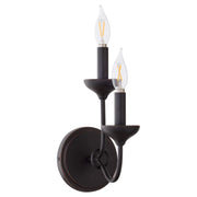 Quorum - 555-2-36 - Two Light Wall Mount - Livingston - Bronze