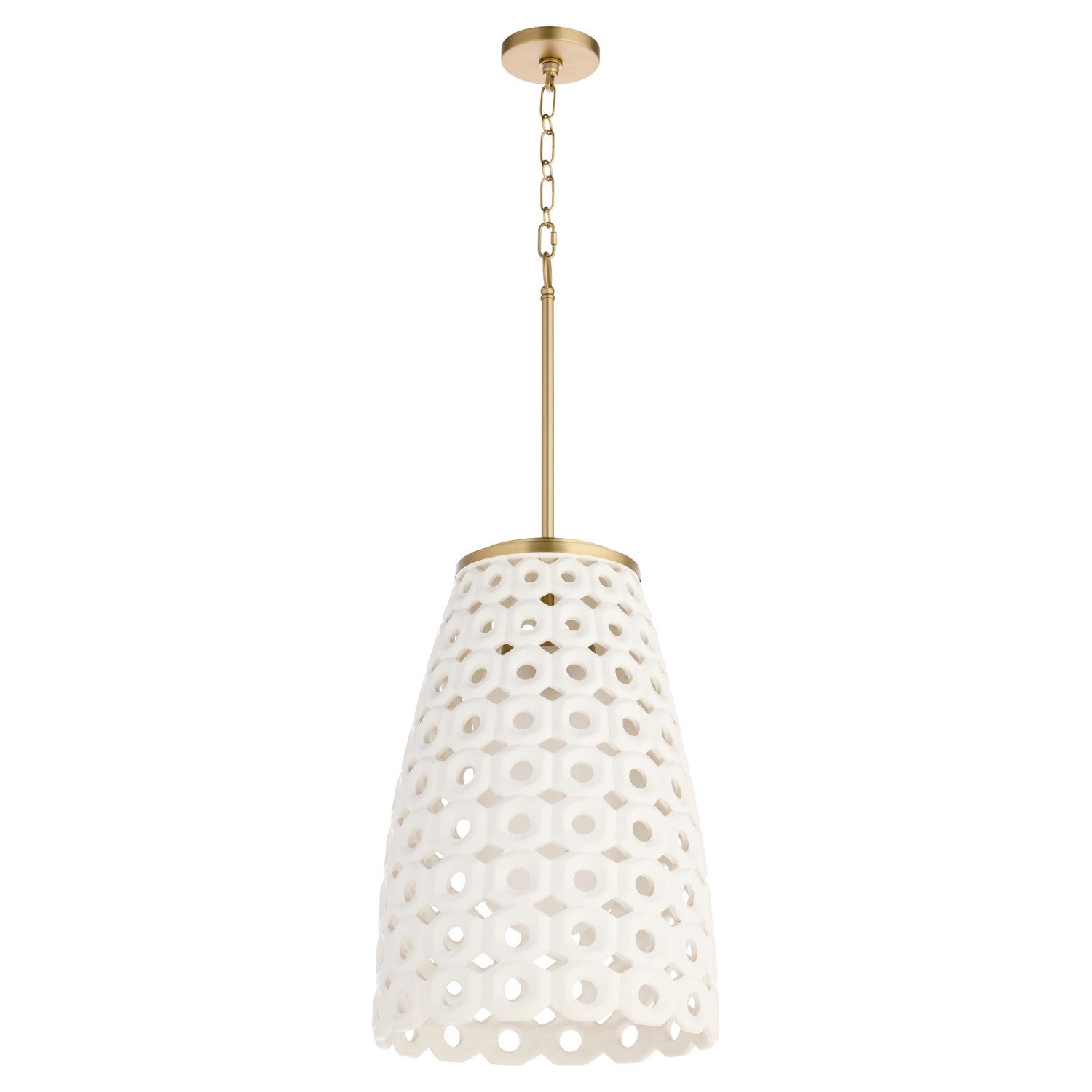 Quorum - 800-80 - Pendant - Varro - Aged Brass