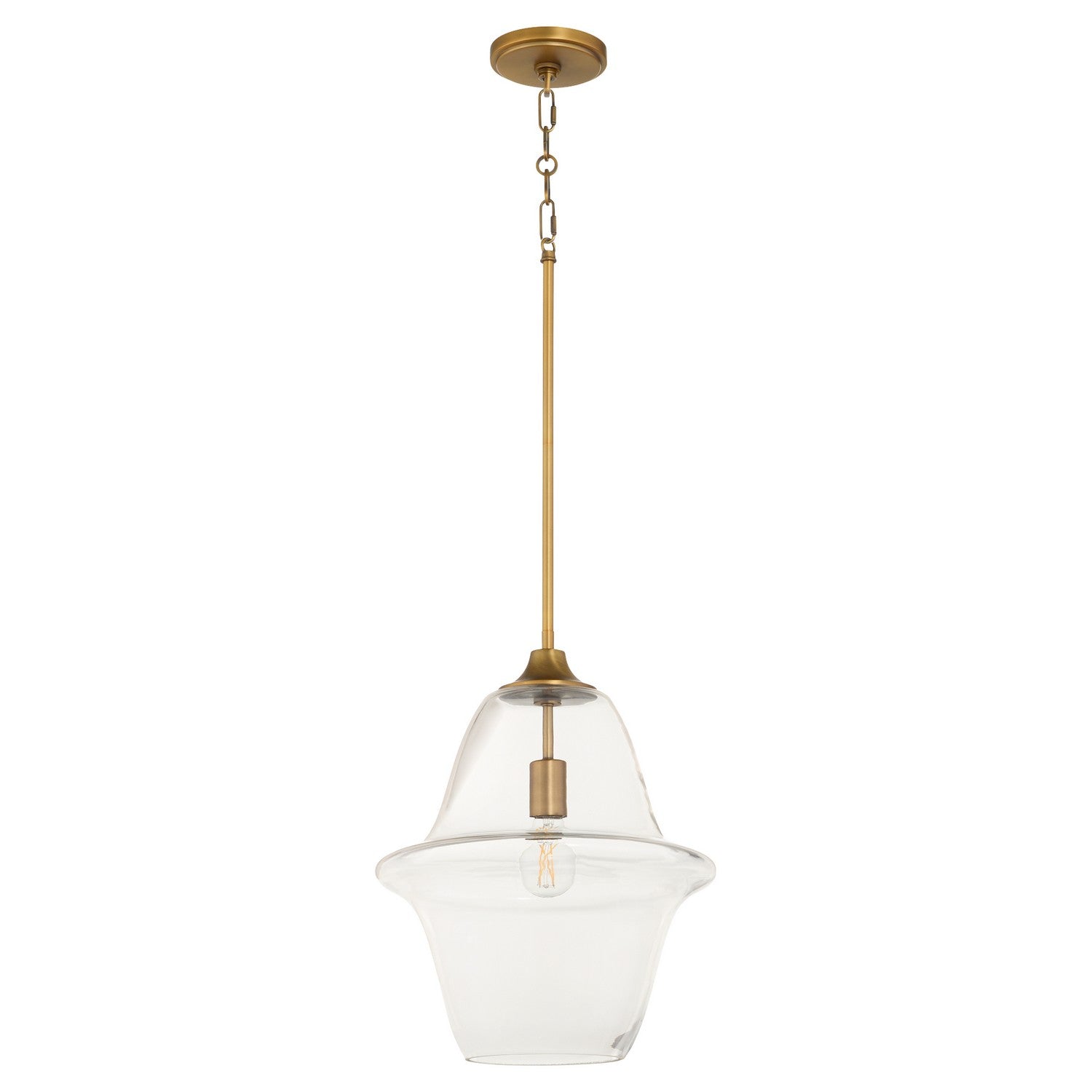 Quorum - 836-14-47 - Pendant - Stewart - Brushed Brass