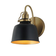Maxim - 21421BKNAB - One Light Wall Sconce - Hollis - Natural Aged Brass