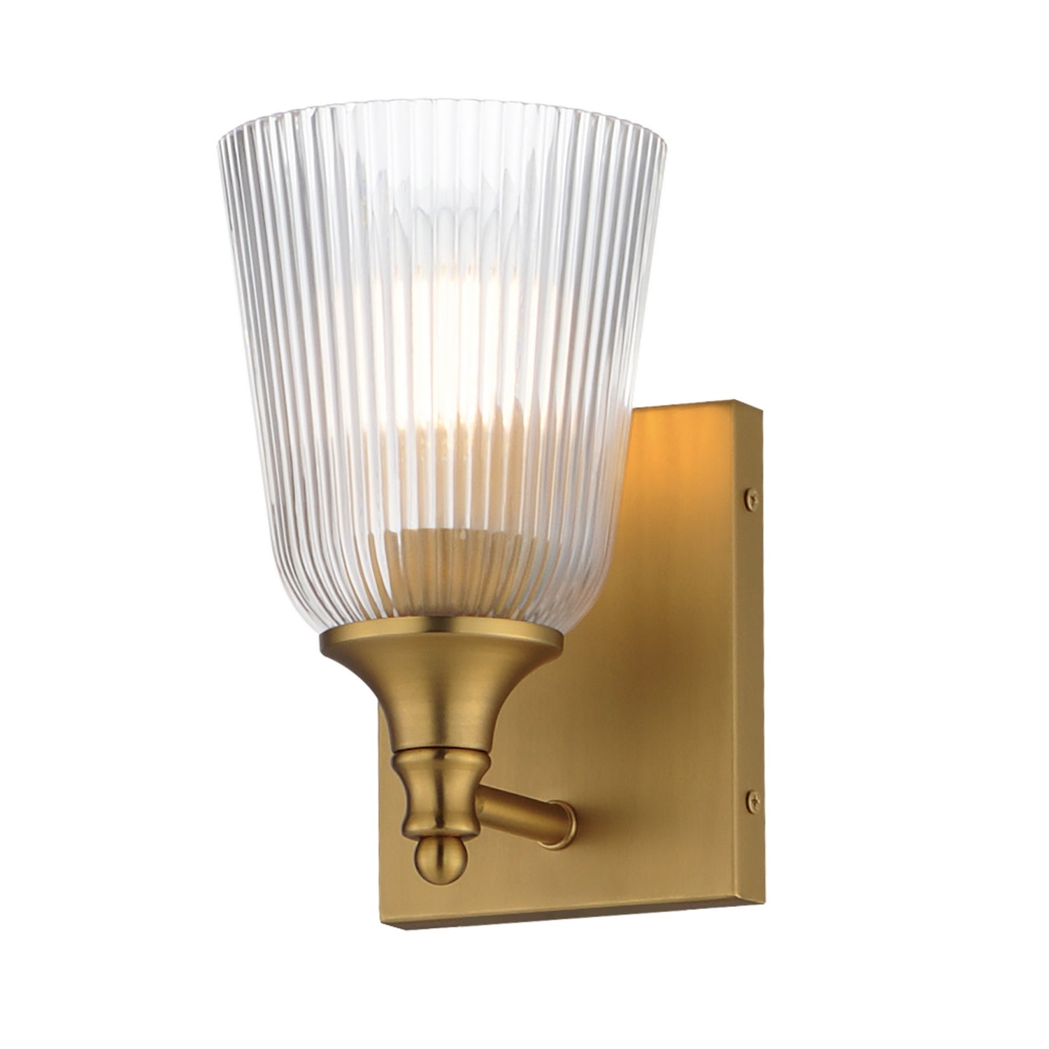 Maxim - 21541CRNAB - One Light Bath Vanity - Julip - Natural Aged Brass