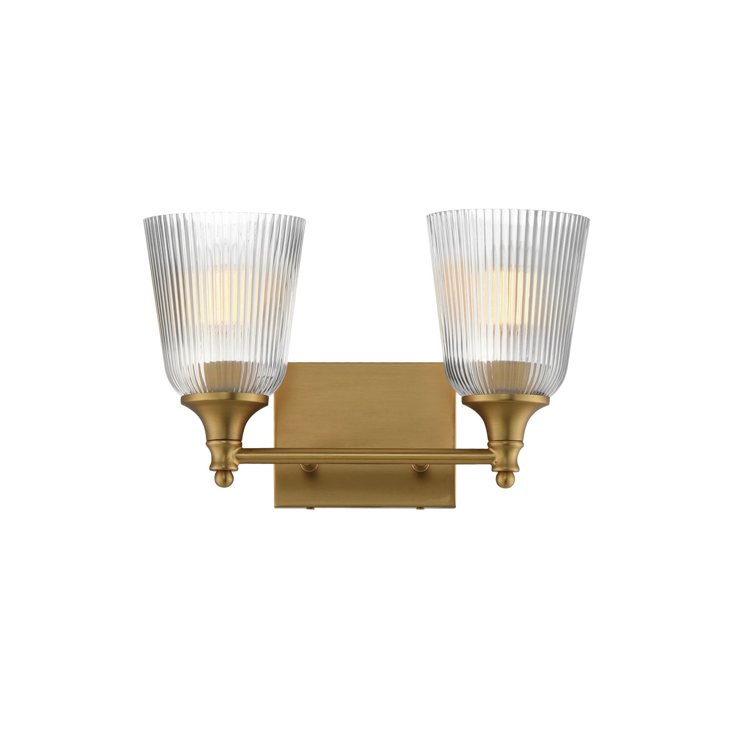 Maxim - 21542CRNAB - Two Light Bath Vanity - Julip - Natural Aged Brass