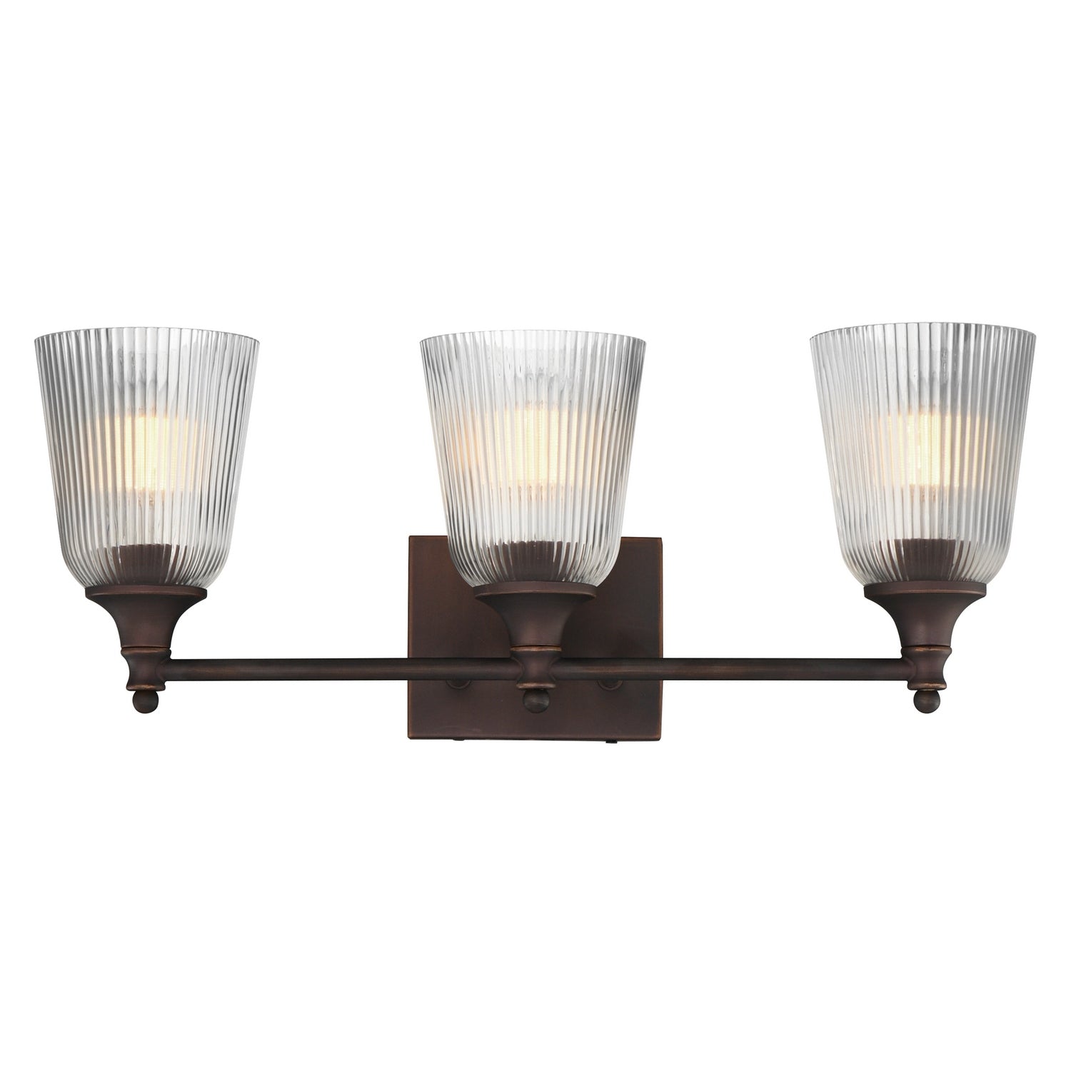 Maxim - 21543CRDBZ - Three Light Bath Vanity - Julip - Dark Bronze