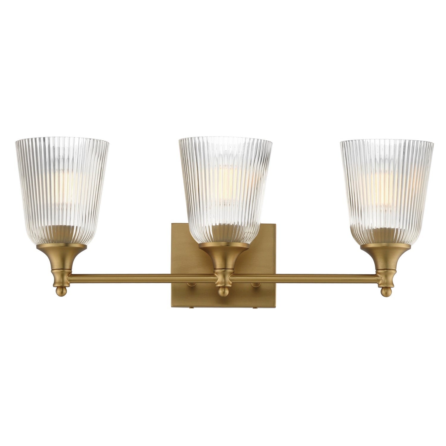 Maxim - 21543CRNAB - Three Light Bath Vanity - Julip - Natural Aged Brass