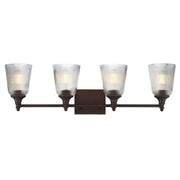 Maxim - 21544CRDBZ - Four Light Bath Vanity - Julip - Dark Bronze