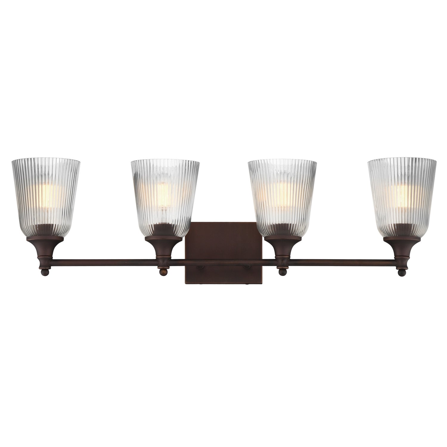 Maxim - 21544CRDBZ - Four Light Bath Vanity - Julip - Dark Bronze