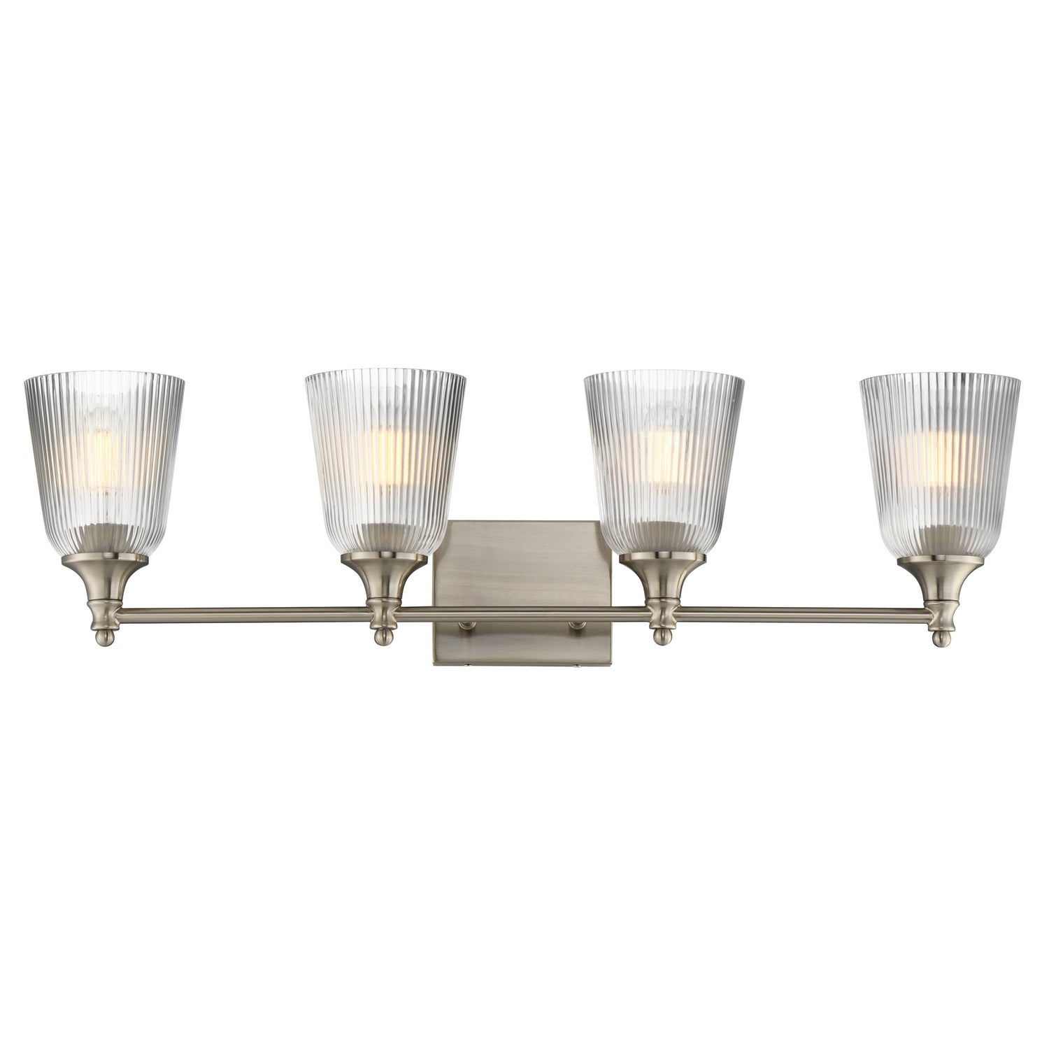 Maxim - 21544CRSN - Four Light Bath Vanity - Julip - Satin Nickel