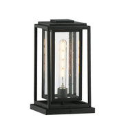 Maxim - 3037CDBK - One Light Deck Lantern - Cabana - Black