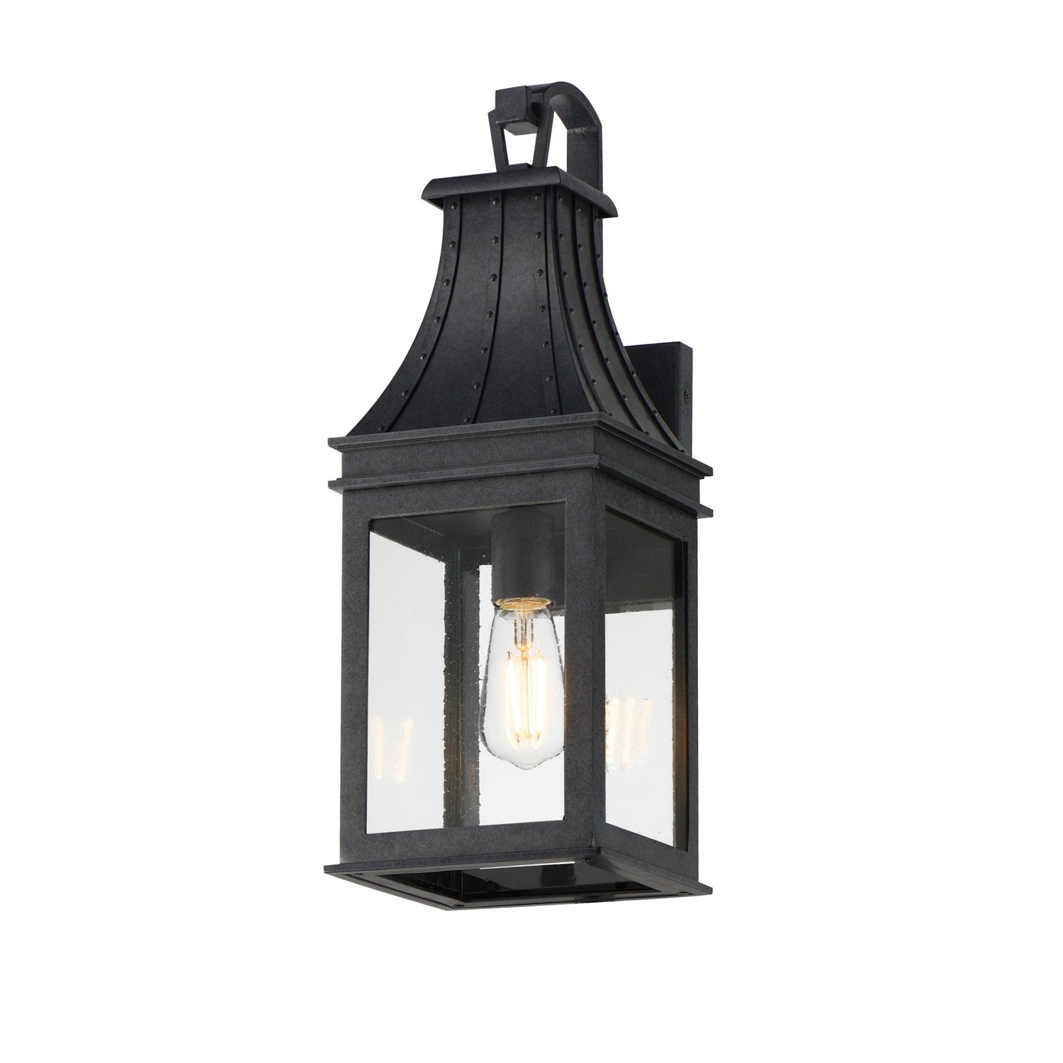 Maxim - 40983TCBKP - One Light Wall Sconce - Bramwell VX - Black Patina