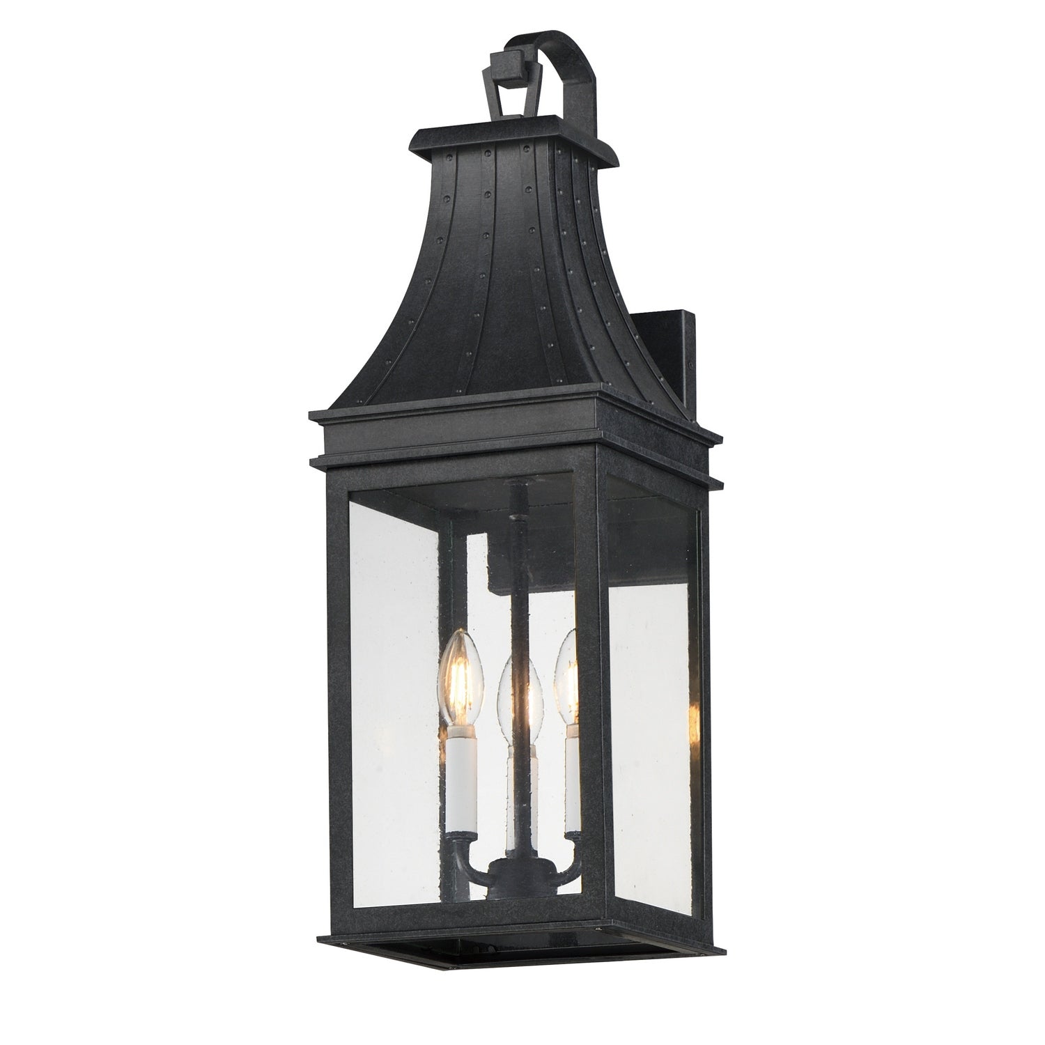Maxim - 40984TCBKP - Three Light Outdoor Wall Sconce - Bramwell VX - Black Patina