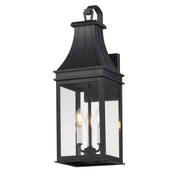 Maxim - 40984TCBKP - Three Light Outdoor Wall Sconce - Bramwell VX - Black Patina