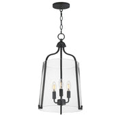 Maxim - 5683CLBK - Three Light Foyer Pendant - Bellmore - Black