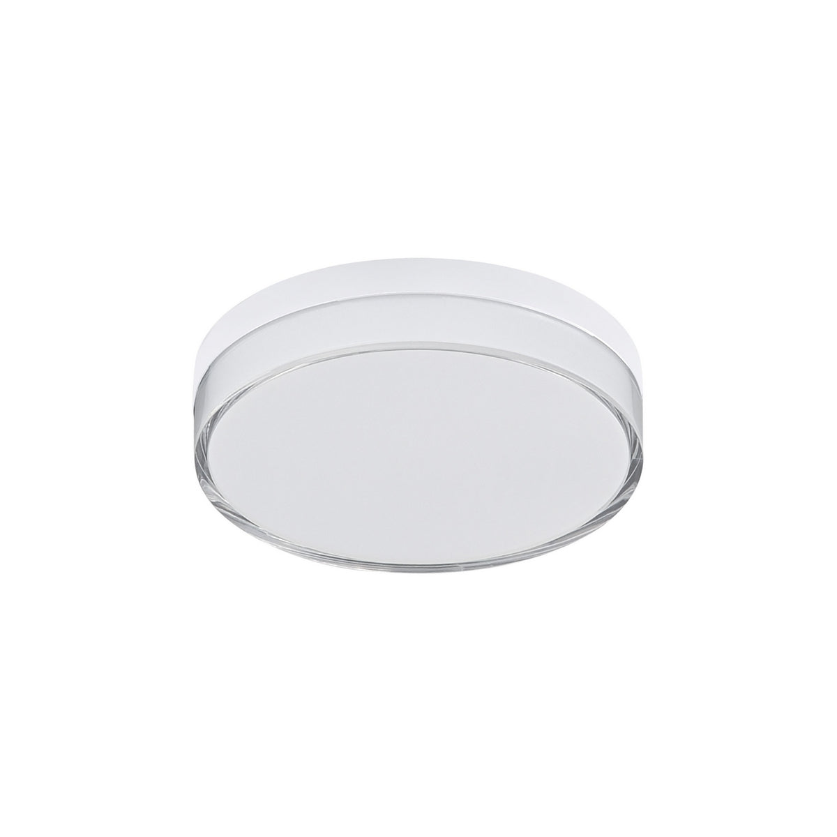 Maxim - 59762CLFTWT - LED Flush Mount - Edge - Satin Nickel