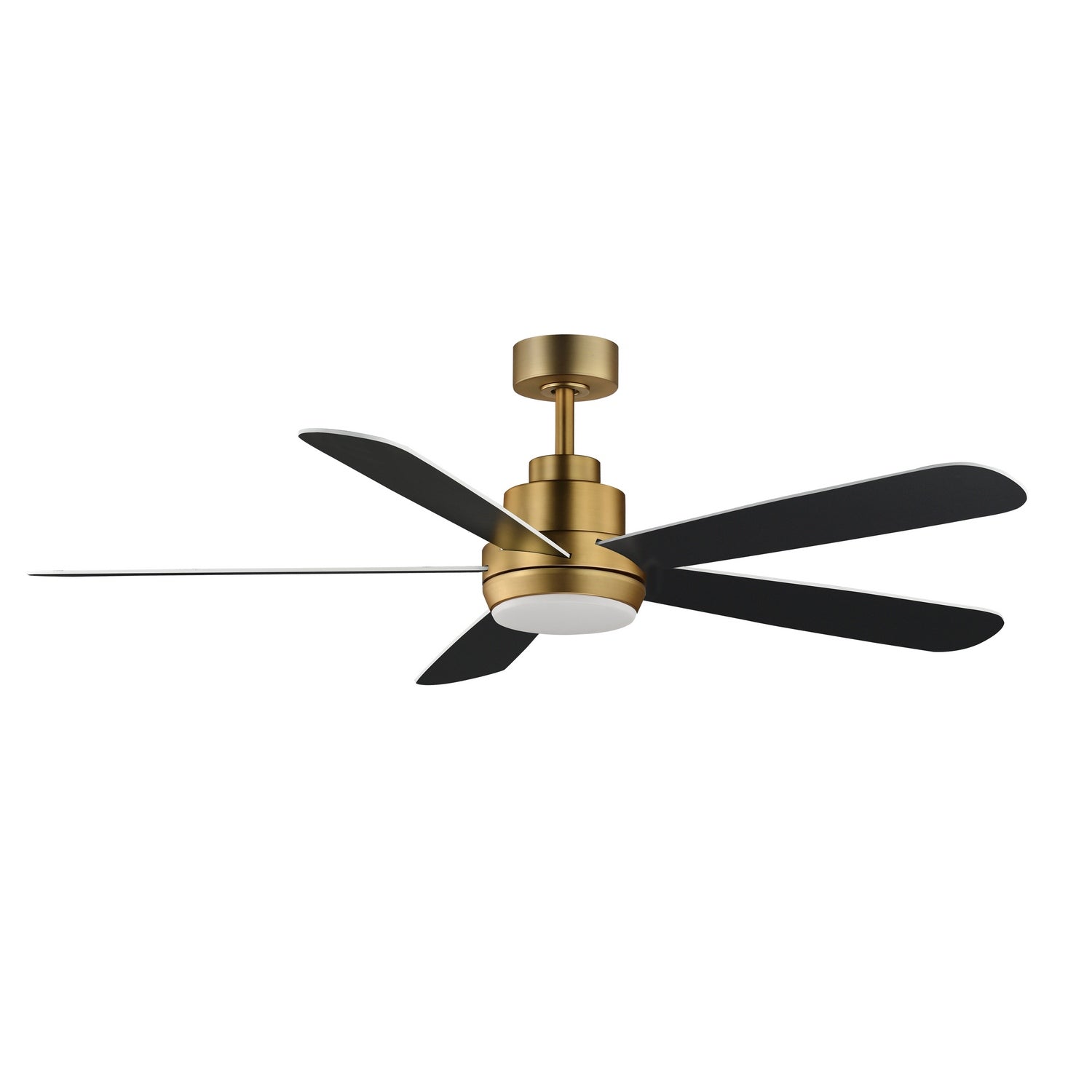 Maxim - 88828WTNAB - 60" Ceiling Fan - Petals - White/Natural Aged Brass