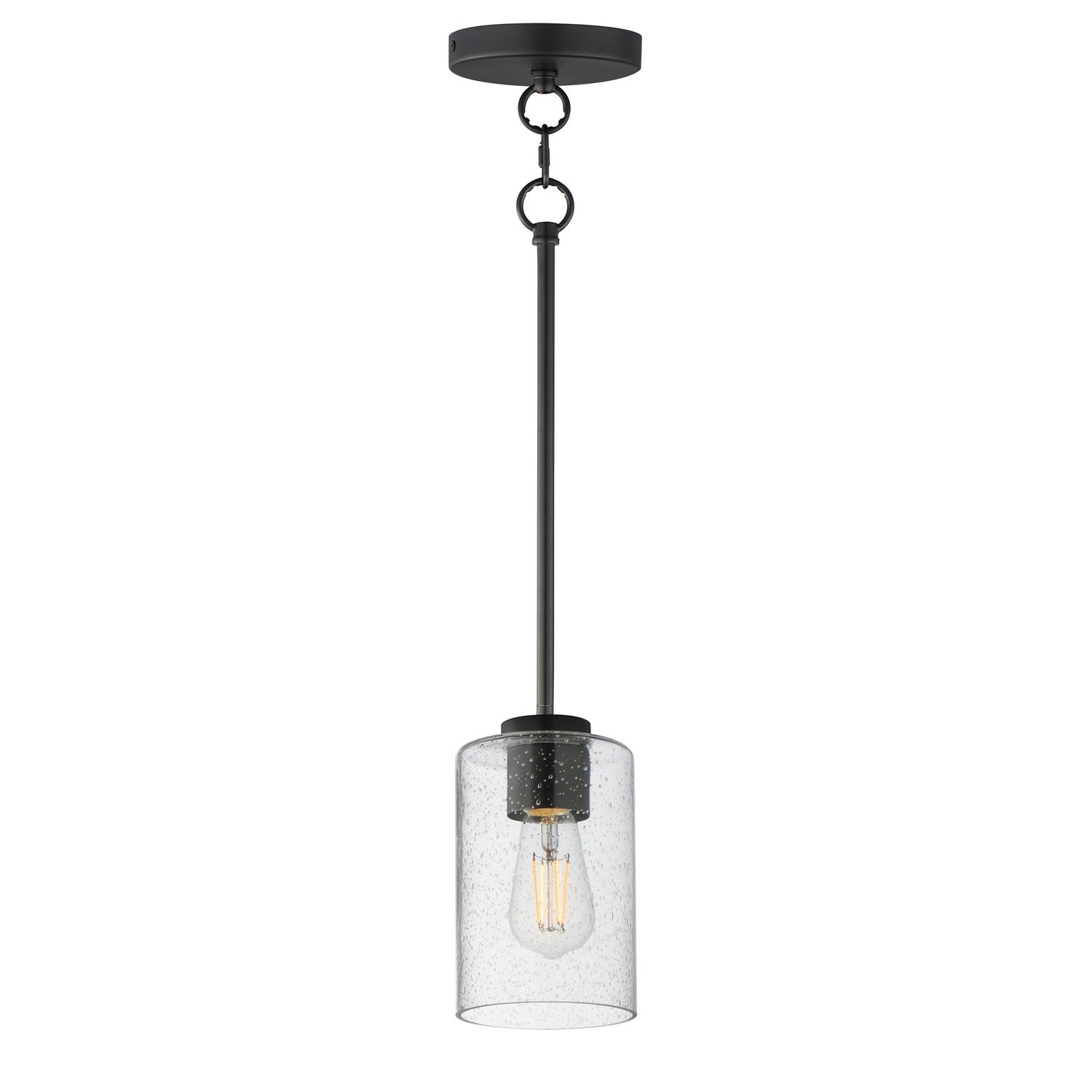 Maxim - 90461CDBK - One Light Pendant - Livingston - Black
