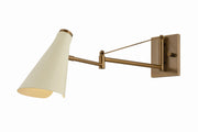 Troy Lighting - B4314-PBR/SSD - One Light Wall Sconce - Andersen - Patina Brass