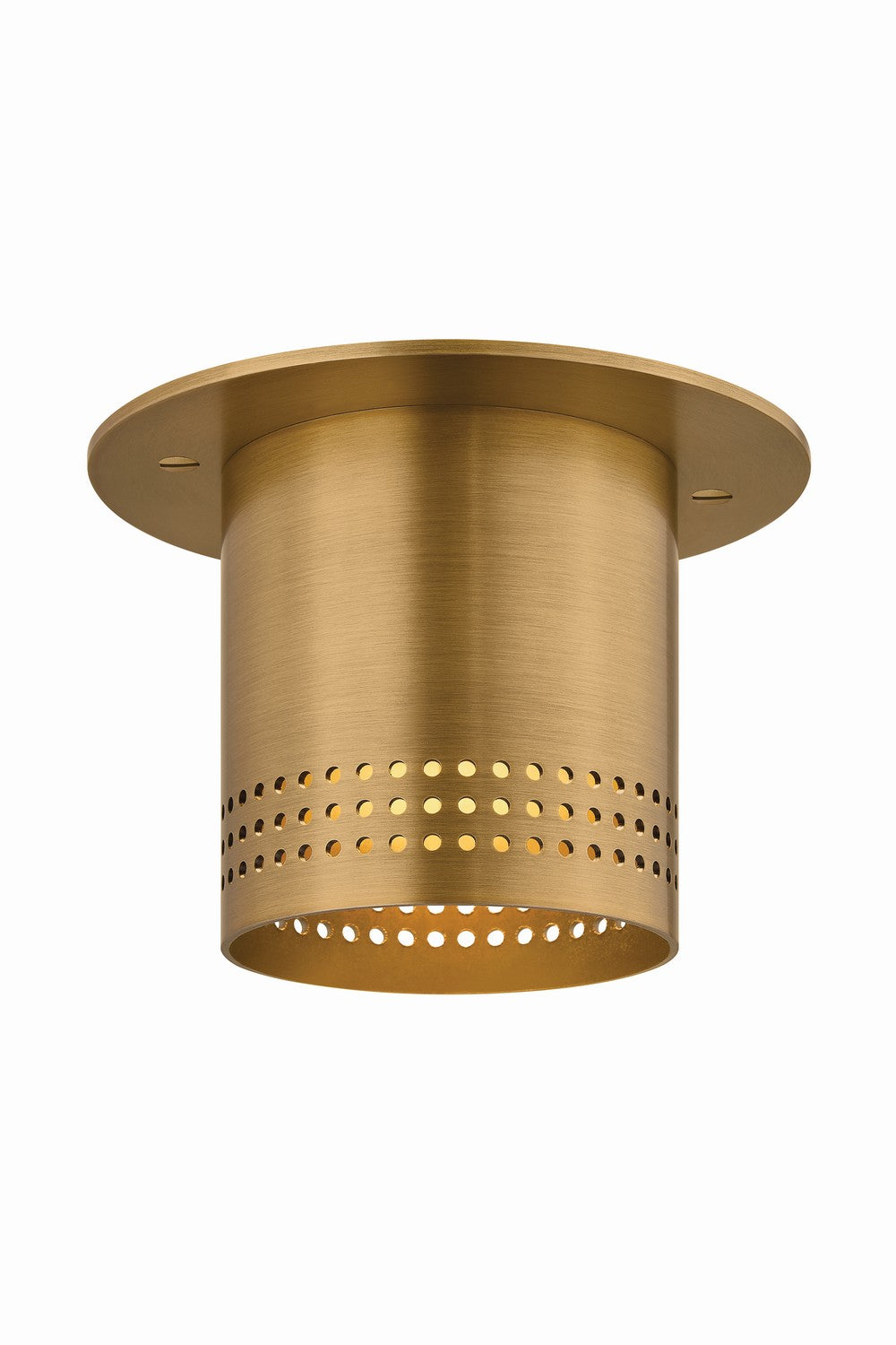 Troy Lighting - C1508-PBR - One Light Flush Mount - Berg - Patina Brass
