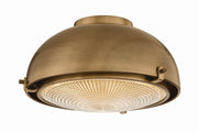 Troy Lighting - C2713-PBR - One Light Flush Mount - Fritz - Patina Brass