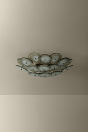 Troy Lighting - C5220-PBR - Four Light Flush Mount - Wassama - Patina Brass
