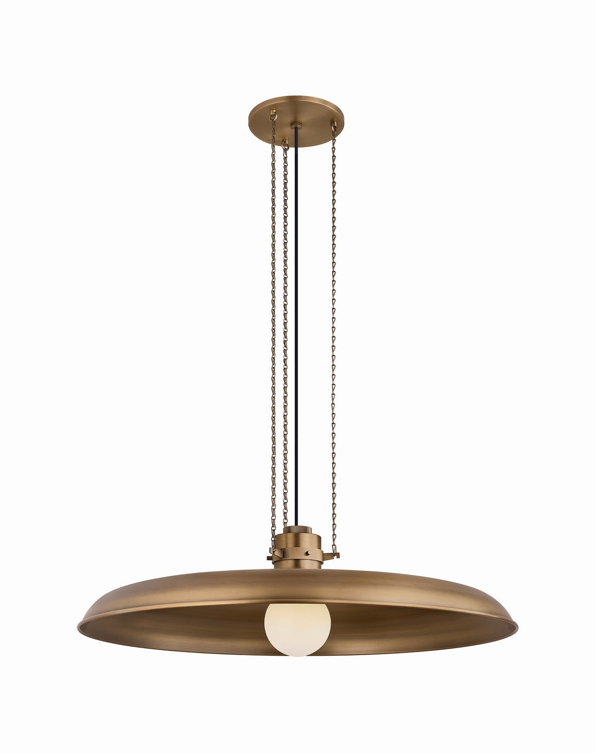 Troy Lighting - F3233-PBR - One Light Pendant - Rainhill - Patina Brass