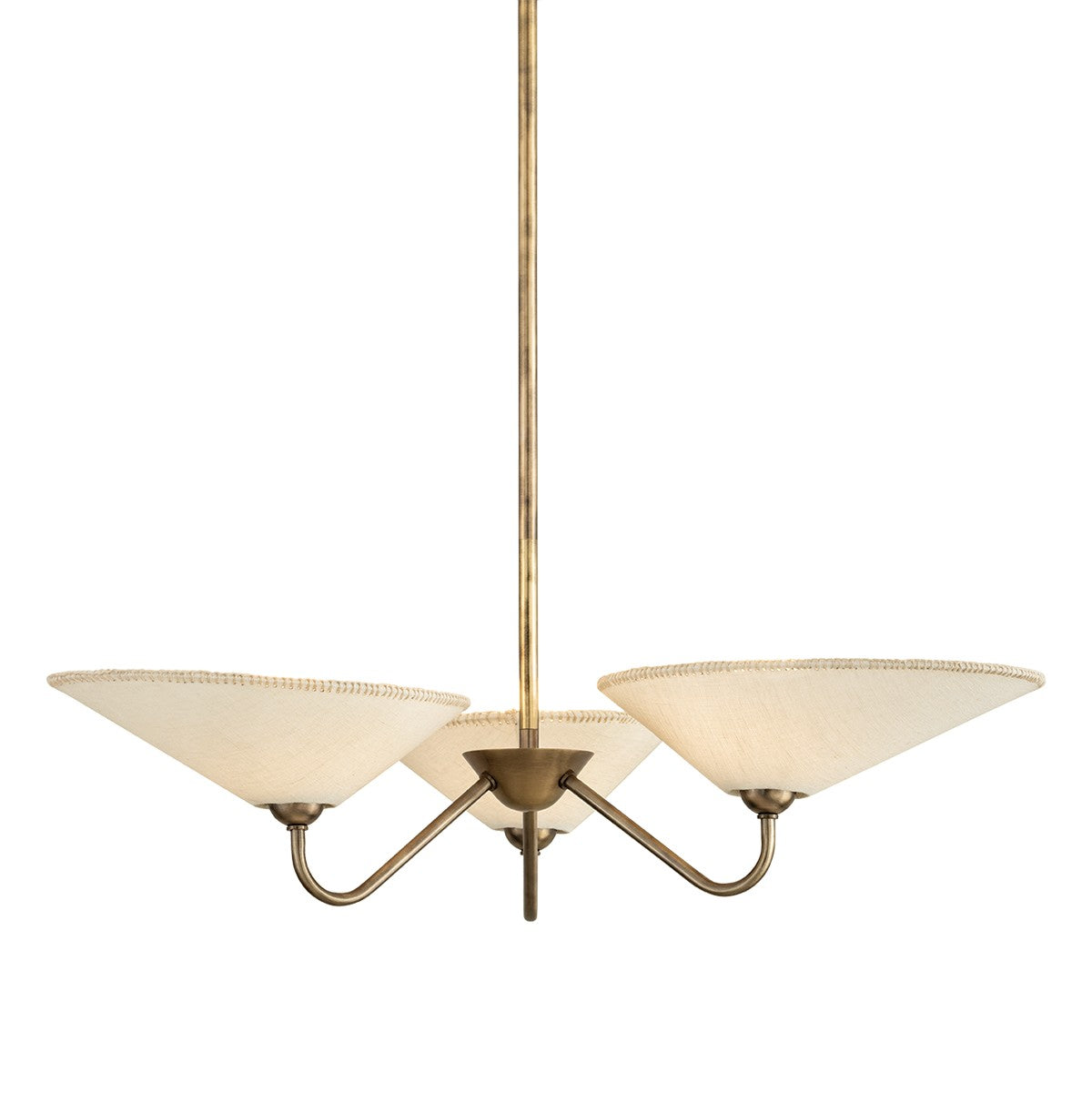Troy Lighting - F3234-PBR - Three Light Chandelier - Sinclair - Patina Brass