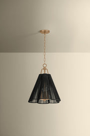 Troy Lighting - F3418-PGL - Three Light Pendant - Sonoma - Patina Gold Leaf