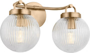 Visual Comfort Studio - SCDJVN127SBRG - Two Light Vanity - Preston - Satin Brass