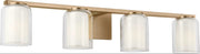 Visual Comfort Studio - SCDJVN132SBCGMG - Four Light Vanity - Holden - Satin Brass