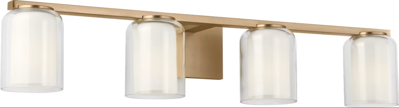 Visual Comfort Studio - SCDJVN132SBCGMG - Four Light Vanity - Holden - Satin Brass