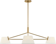 Visual Comfort Studio - SCRJCH198EBSWL - Three Light Chandelier - Hale - Estate Brass