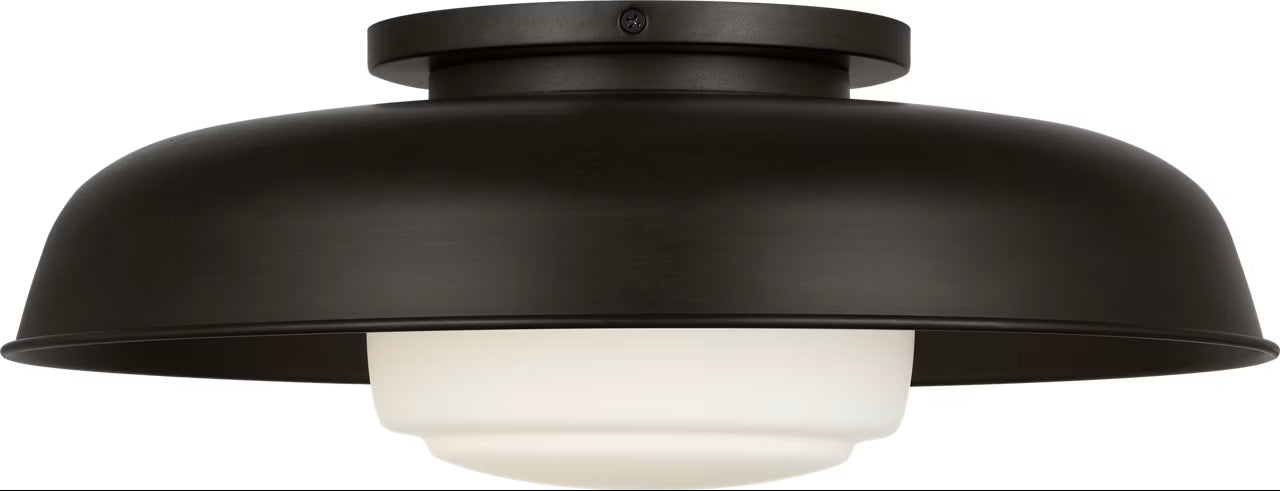 Visual Comfort Studio - SCRJFM169AIOEG - One Light Flush Mount - Liora - Aged Iron