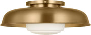 Visual Comfort Studio - SCRJFM169EBSOEG - One Light Flush Mount - Liora - Estate Brass