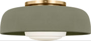 Visual Comfort Studio - SCRJFM169EBSSSOEG - One Light Flush Mount - Liora - Estate Brass
