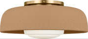 Visual Comfort Studio - SCRJFM169EBSTSOEG - One Light Flush Mount - Liora - Estate Brass