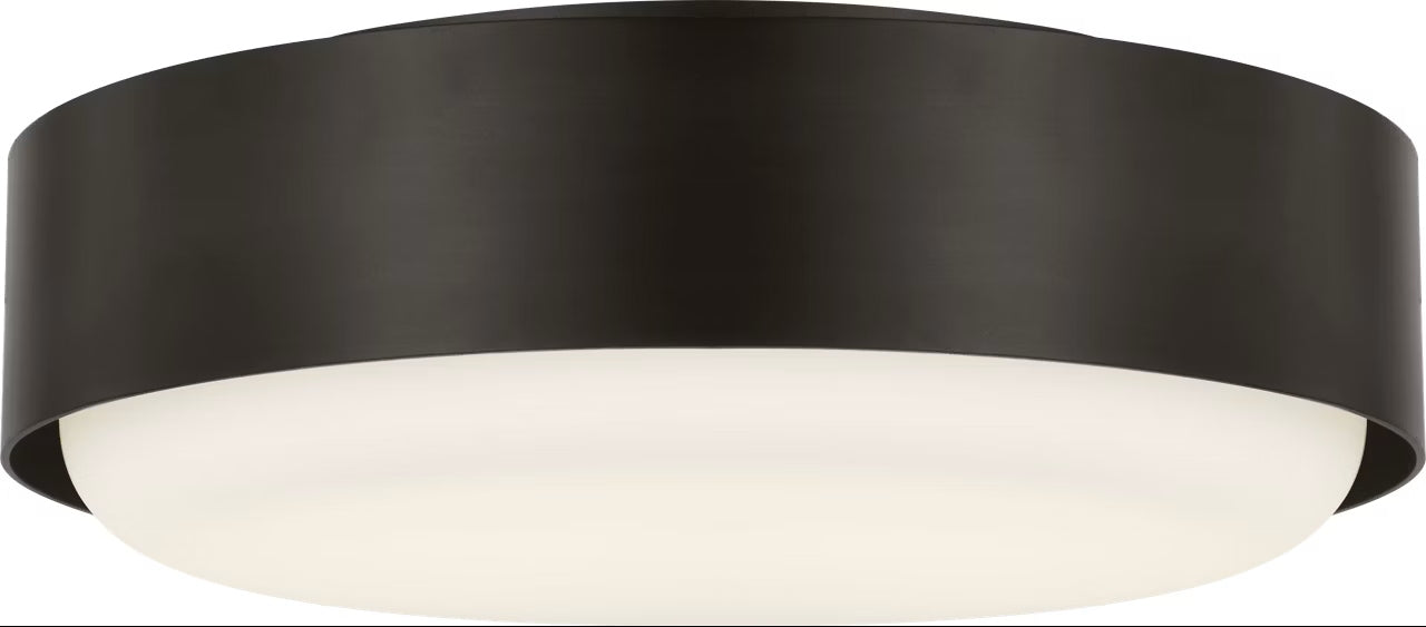 Visual Comfort Studio - SCRJFM186AIOEG - Two Light Flush Mount - Aurelle - Aged Iron