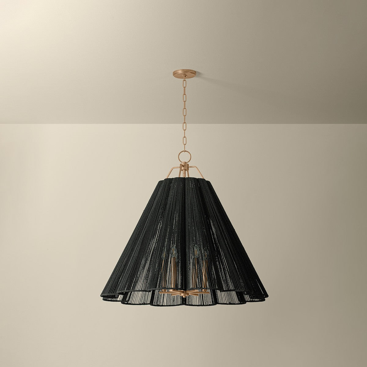 Troy Lighting - F3436-PGL - Six Light Chandelier - Sonoma - Patina Gold Leaf