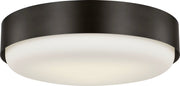 Visual Comfort Studio - SCRJFM188AIOEG - Three Light Flush Mount - Aurelle - Aged Iron