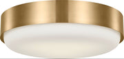 Visual Comfort Studio - SCRJFM188EBSOEG - Three Light Flush Mount - Aurelle - Estate Brass