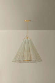 Troy Lighting - F3436-VGL - Six Light Chandelier - Sonoma - Vintage Gold Leaf