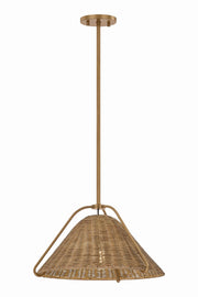 Troy Lighting - F4318-PBR - One Light Pendant - Richard - Patina Brass