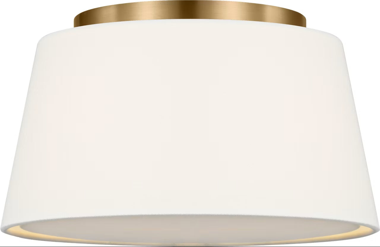 Visual Comfort Studio - SCRJFM197EBSWL - Two Light Flush Mount - Hale - Estate Brass