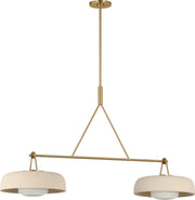 Visual Comfort Studio - SCRJLS171EBSISOEG - Two Light Linear Chandelier - Liora - Estate Brass