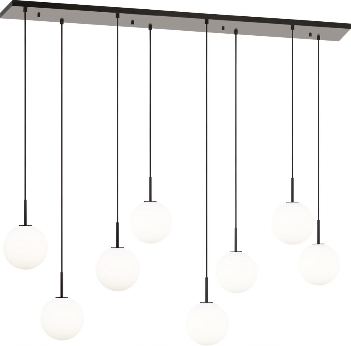 Visual Comfort Studio - SCRJLS207AIOEG - Eight Light Linear Chandelier - Sorelle - Aged Iron