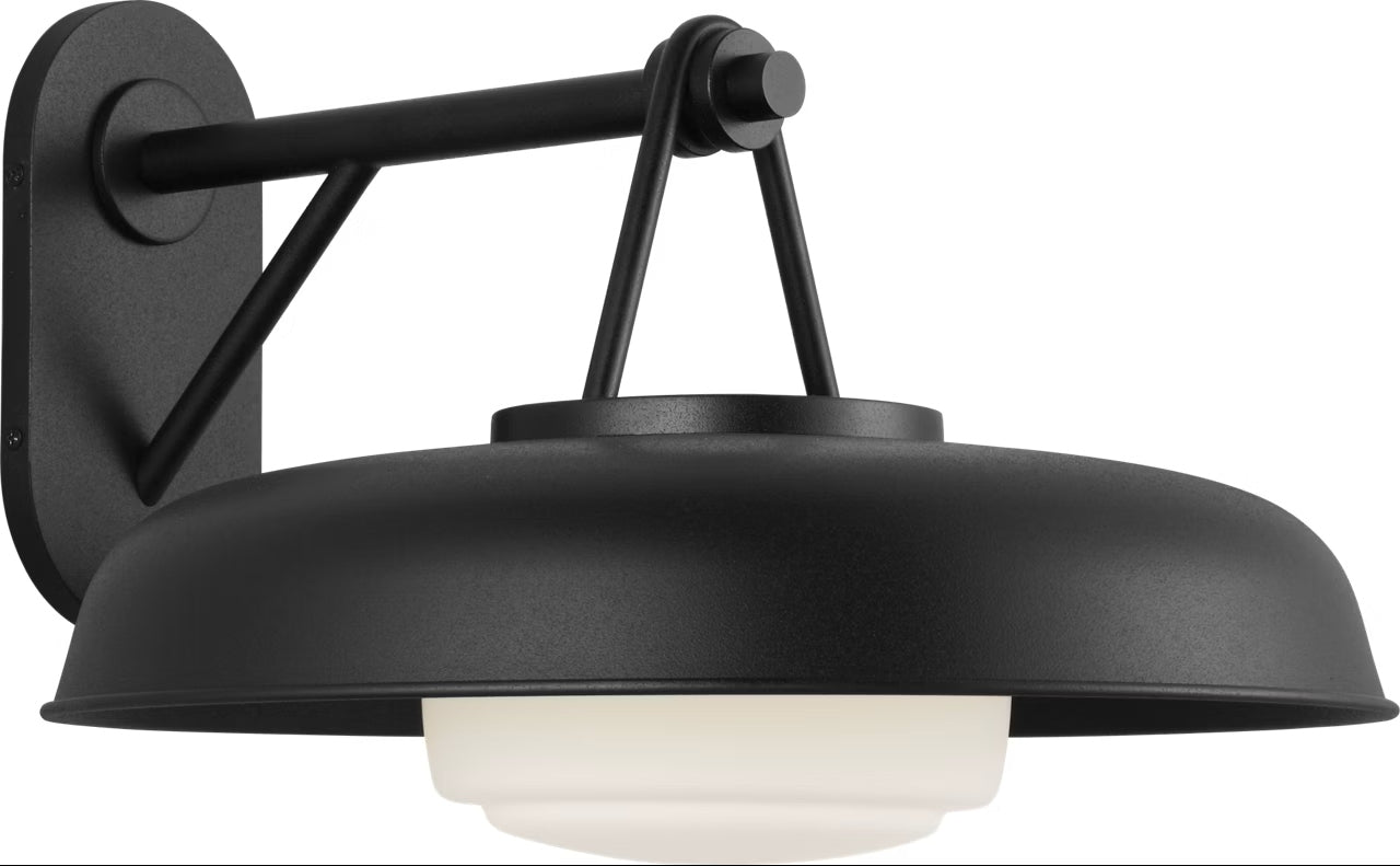 Visual Comfort Studio - SCRJOWS172TXBMWOG - One Light Wall Lantern - Liora - Textured Black