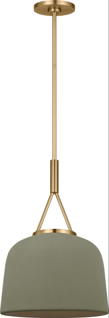 Visual Comfort Studio - SCRJPD166EBSSS - One Light Pendant - Liora - Estate Brass