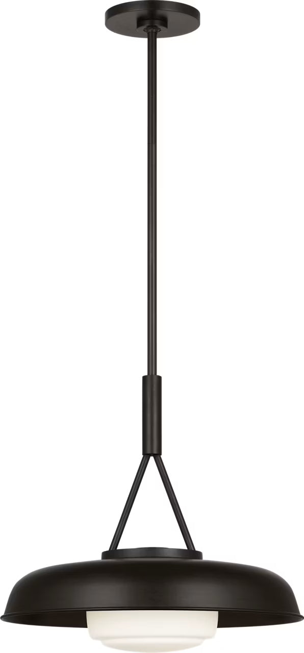Visual Comfort Studio - SCRJPD167AIOEG - One Light Pendant - Liora - Aged Iron