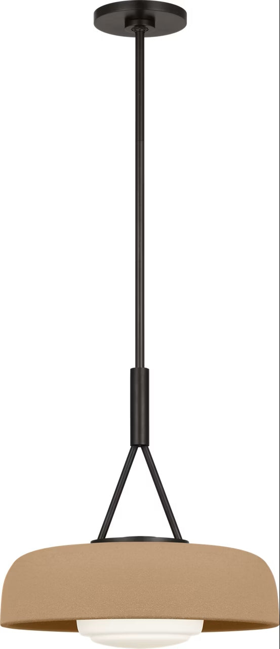 Visual Comfort Studio - SCRJPD167AITSOEG - One Light Pendant - Liora - Aged Iron