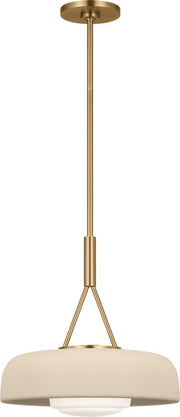 Visual Comfort Studio - SCRJPD167EBSISOEG - One Light Pendant - Liora - Estate Brass
