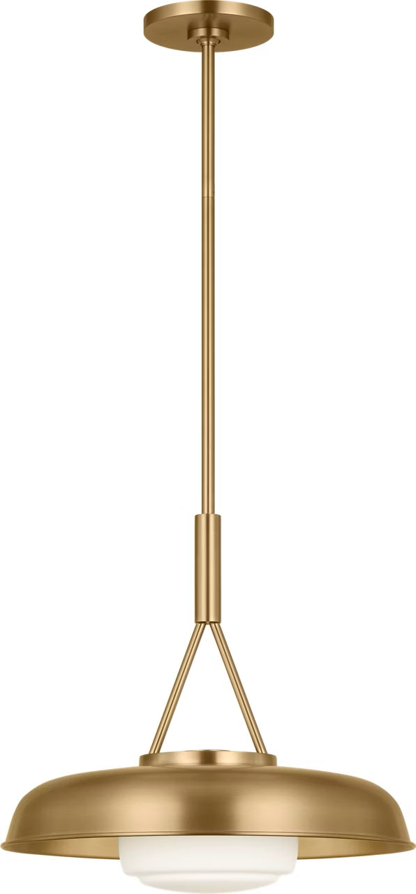 Visual Comfort Studio - SCRJPD167EBSOEG - One Light Pendant - Liora - Estate Brass